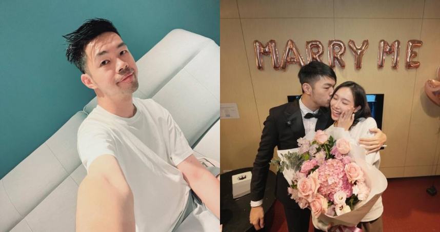 陳大天原先計畫在8月與女友劉樸登記結婚。（圖／翻攝自臉書／陳大天 Daniel Chen）