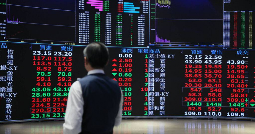 台股22日早盤由紅翻黑。（圖／報系資料照）