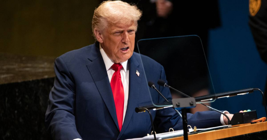 美國總統川普。（圖／達志／美聯社）