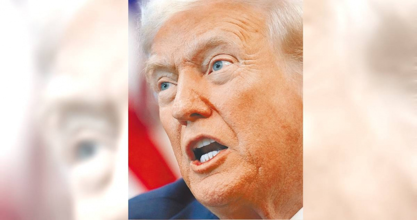 美國總統川普。（圖／美聯社）