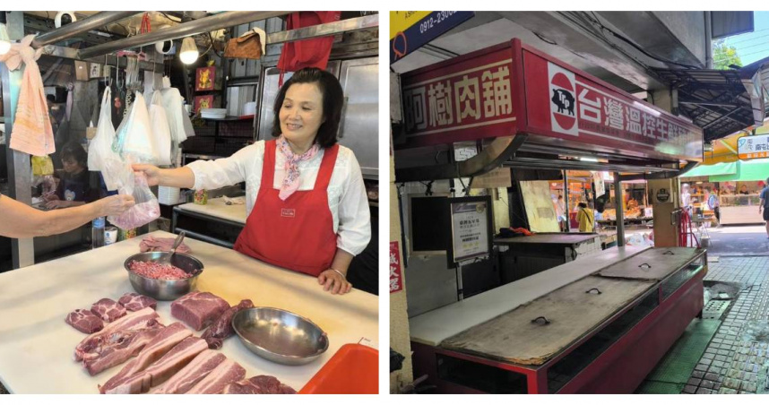 台中傳統市場內，多數豬肉攤因應禁宰令已暫時停業，攤位空蕩異常冷清。（圖／報系資料照）