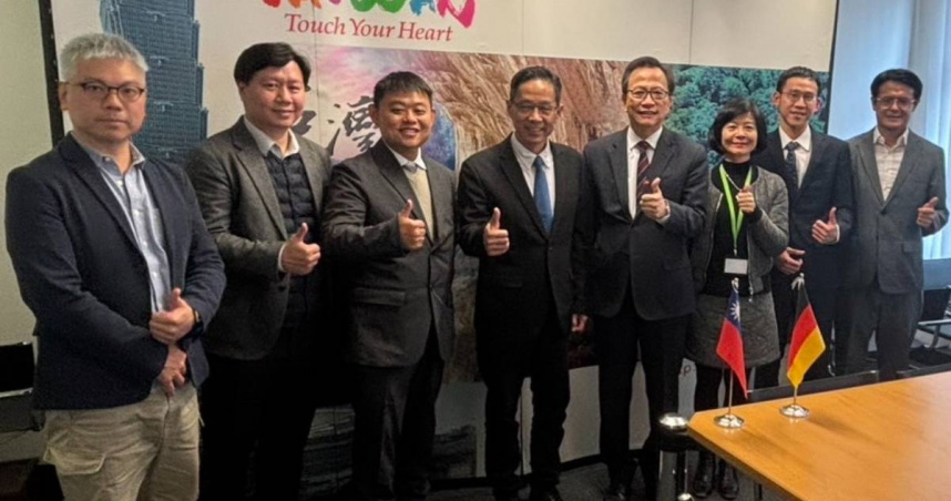 台中市經發局拜會駐德代表處，盼深化台德產業合作與城市交流。（圖／取自台中市政府網站）