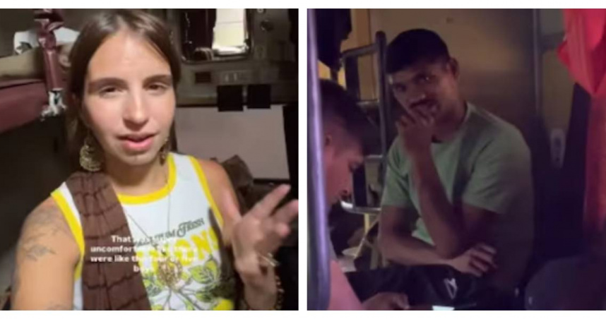 葡萄牙旅遊部落客在社群平台分享影片，描述她在印度搭乘火車時遇到的不安經歷。（圖／翻攝自IG，Ines Faria）