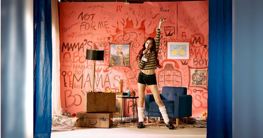 申力安首次嘗試輕搖滾風曲風。（圖／星光瑞瑞提供）