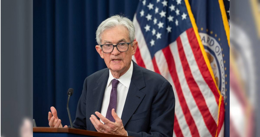 美國聯準會（Fed）主席鮑威爾（Jerome Powell）。（圖／達志／美聯社）