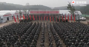 解放軍「出征誓師」畫面曝光! 出征目標「馬塞克」陸網嗨翻