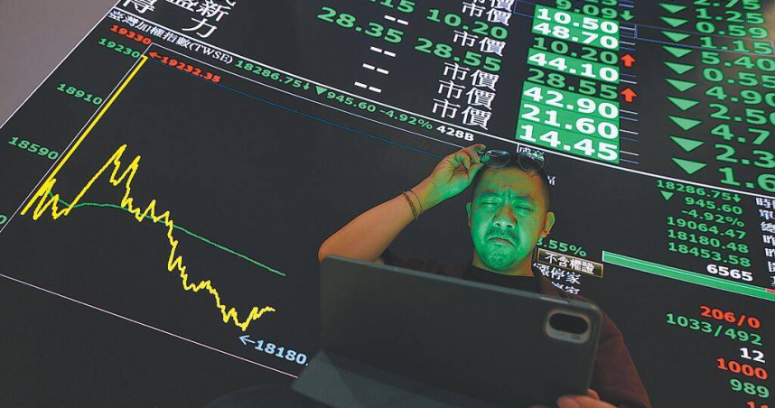 防美國總統川普晶片關稅大刀，金管會19日宣布，延續先前限空令的3項穩定股市措施將繼續實施。圖為股市示意圖。（圖／報系資料照）