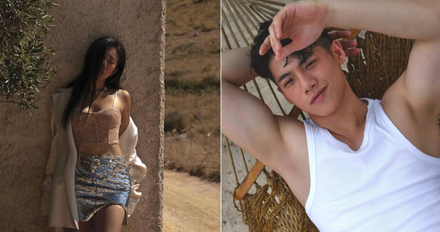 網友翻出范成章過去與神秘女子的合照，猜測照片中女子就是家寧。（圖／翻攝自范成章、家寧IG）