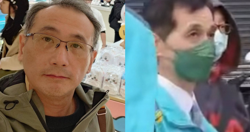 樹林今發生死亡車禍，死者為前立委鄭運鵬（左）的主任蔡文祺。（圖／翻攝畫面）