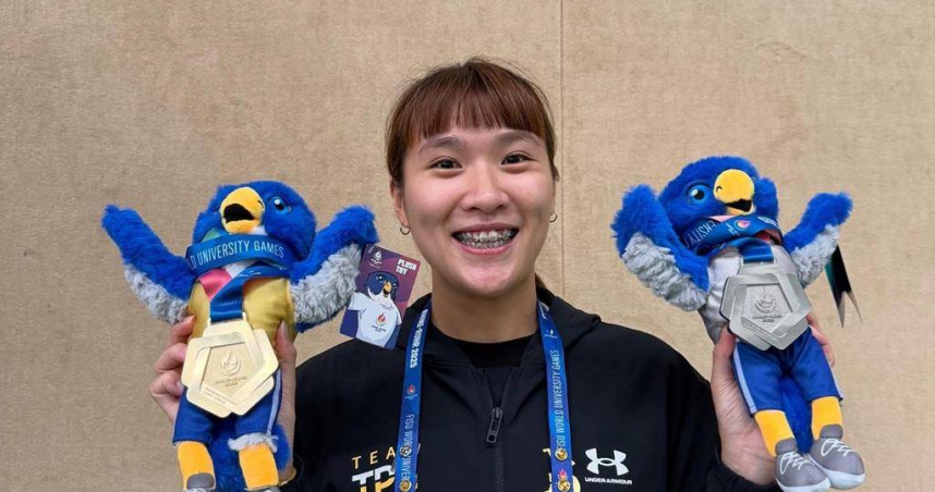 楊筑云在爸爸心中是個開心果。（圖／楊筑云提供）