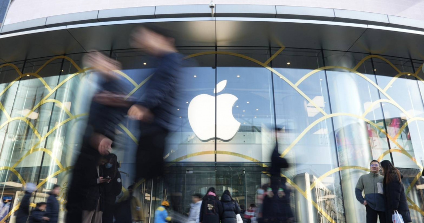 蘋果本周累計飆升近13%（圖／中新社）