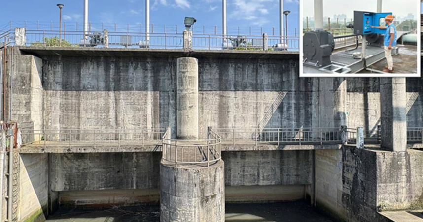 抽水站能主動接收推播精準操作閘門。（圖／新北市水利局提供）