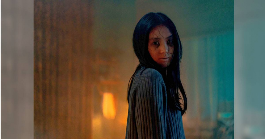 雷嘉汭在《詭鄉》狠甩甜美形象變臉 「最美厲鬼」造型曝光。（圖／一群獨角鯨娛樂提供）