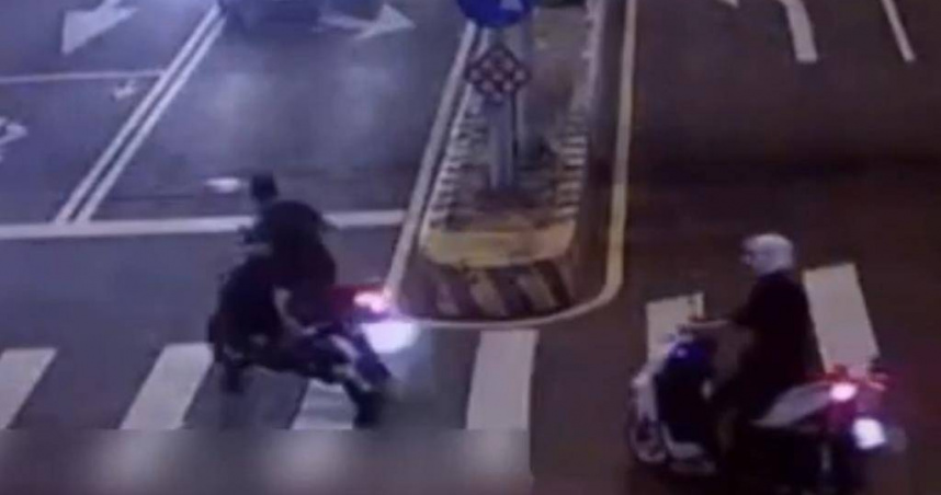 新北市林男酒後拒檢逃逸，沿途違規連連最終被警方攔下，面臨29張罰單。（圖／翻攝畫面）