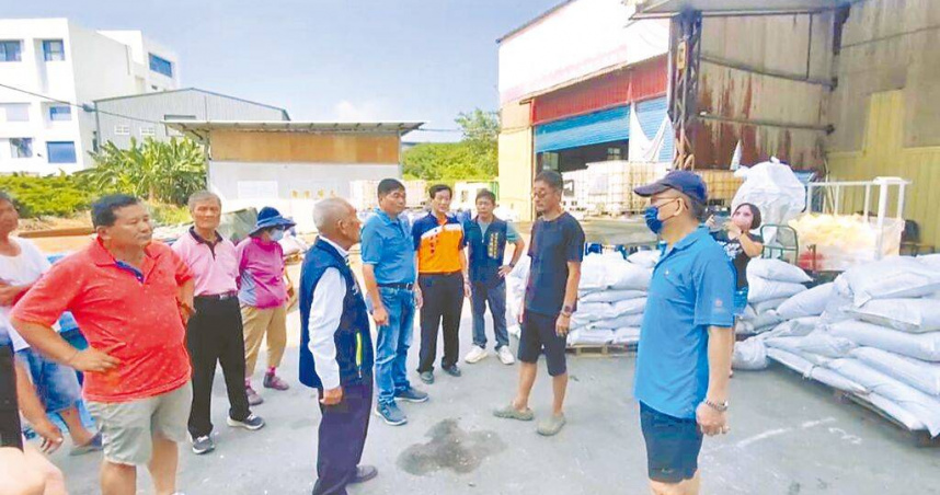 彰化北斗鎮一家有機肥廠常有臭味飄出，居民要求業者限期改善。（圖／民眾提供／中國時報葉靜美彰化傳真）