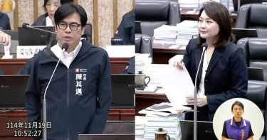 高雄輪滑選手遭爆赴大陸參加比賽，且疑似代表當地政府部門出賽，引發各界討論。（圖／翻攝自高市議會YOUTUBE直播頻道）