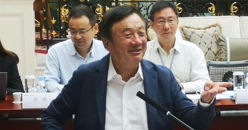 華為創辦人、執行長任正非。（圖／新華社）