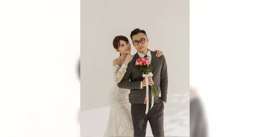中天主播林佩潔與先生將在13日結婚。（圖／中天新聞提供）