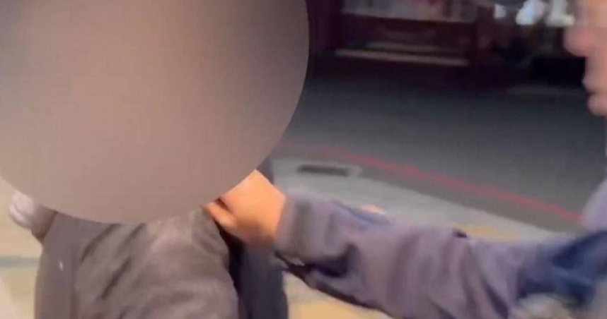 林姓男子4日晚間用餐時，突然攻擊劉姓男子，他則在逃亡7小時後落網。（圖／翻攝畫面）