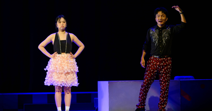 《會演是英雄》茵聲難忘與唐從聖等前輩在舞台上火花，也很期待新一季成員的演出。（圖／英雄會文創）