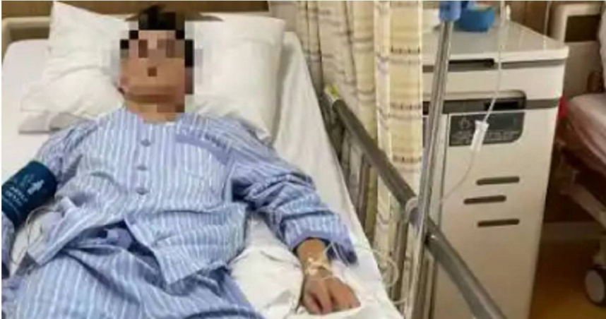 35歲郝先生罹患胃癌末期，仍努力接受化療陪伴女兒長大。（圖／翻攝自大皖新聞）