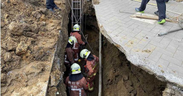 新竹市下水道工程突坍方 怪手司機目睹同事遭活埋
