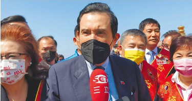 南投立委補選國民黨失利，前總統馬英九（前中）5日強調，不論是黨中央或候選人林明溱本人都應該深入檢討，然後拿出改革的辦法。（圖／報系資料照）