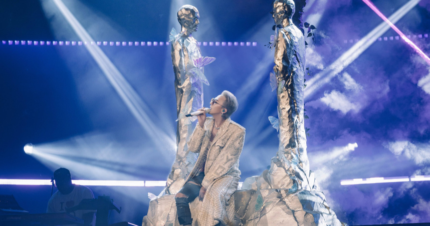 GD台北演唱會來到第二天，吸引滿場1.2萬名觀眾到場朝聖。（圖／(C) GALAXY CORPORATION）