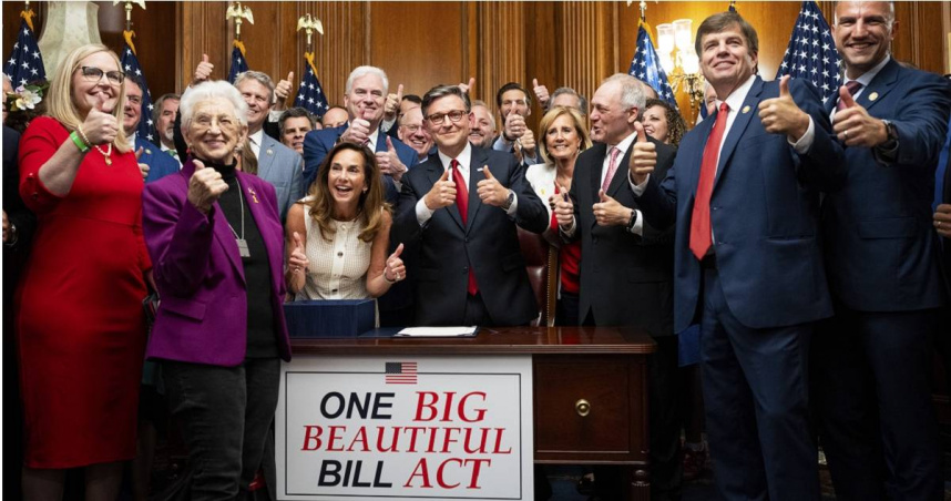 美國國會日前通過《大而美法案》。（圖／達志／美聯社）