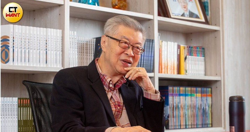 新世代金融基金會董事長陳冲認為，台灣民間漸有發行穩定幣的共識。（圖／劉耿豪攝）