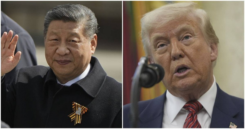 川普指出，如果美中沒達成貿易協議，不會和習近平會面。（圖／達志／美聯社）