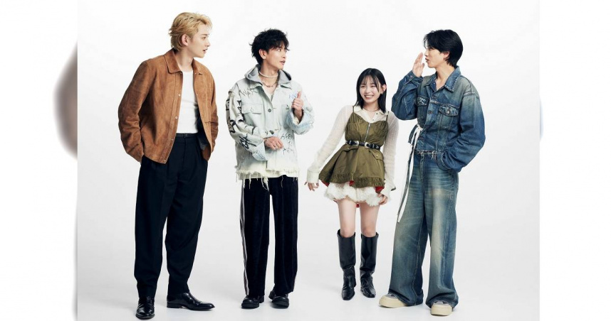 町田啓太、佐藤健、宮崎優、志尊淳跨海接受台灣媒體採訪，分享拍攝幕後故事。（圖／Netflix提供）