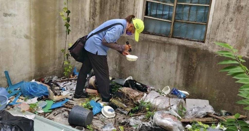 衛生局提醒，目前進入登革熱流行期，民眾務必提高警覺積極清除住家室內外積水，經查獲住家室內外孳生病媒蚊，將依《傳染病防治法》最高處新台幣1萬5000元。（圖／衛生局提供）
