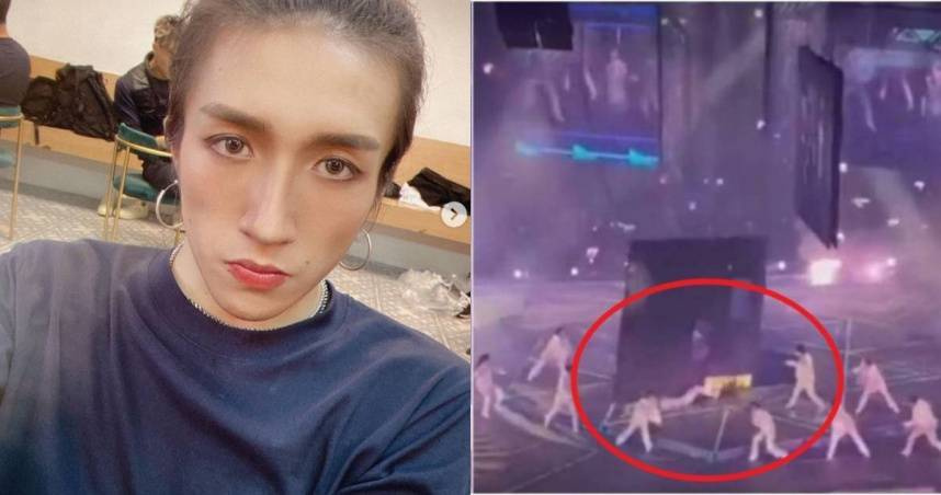 香港30歲舞者李啟言（阿Mo）3年前在表演時，因被突然掉落的大螢幕砸到，導致他頸椎爆裂並全身癱瘓。（圖／翻攝自momo.lky IG、翻攝自@leewra1 TikTok）