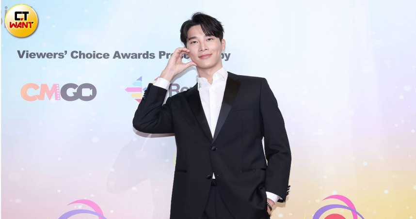 宋偉恩以《血•拾人生》獲得亞洲影視內容大獎電視節目類「最佳男主角金獎」。（圖／楊澍攝）