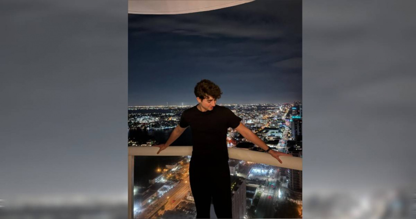 年僅18歲的美國青年雅德加里（Zach Yadegari）成功創辦人工智慧飲食管理應用程式「Cal AI」。（圖／翻攝自Instagram，Zach Yadegari）