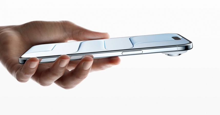 蘋果最新iPhone Air近日以5.6毫米輕薄機身亮相。（圖／翻攝自蘋果官網）