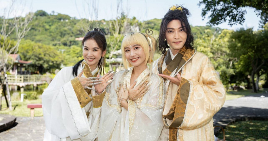 Lulu黃路梓茵驚喜演出三立《戲說台灣》。（圖／三立）