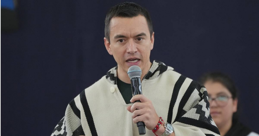 厄瓜多總統諾波亞（Daniel Noboa）（圖／達志／美聯社）