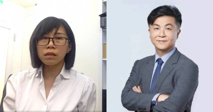 林沄蓁（左）開嗆呂秋遠。（圖／翻攝自臉書／作家H、呂秋遠）