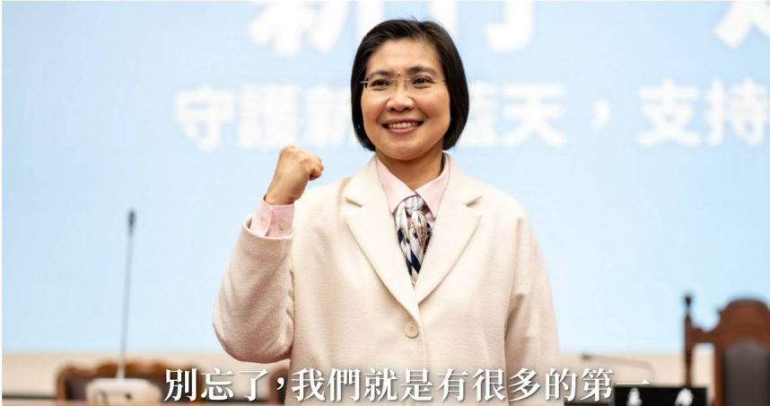 徐欣瑩強調「攜手共創更多第一，才是這場選舉最重要的事」，呼籲鄉親在電話民調中給予支持。（圖／徐欣瑩辦公室提供）