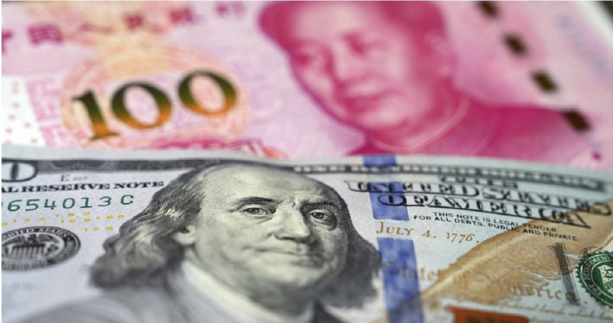 德意志銀行指出，美以伊戰爭可能削弱美元在石油戰略要地「中東地區」的歷史性主導地位，並強化由中國貨幣支持的「石油人民幣」替代體系。（圖／達志／美聯社）