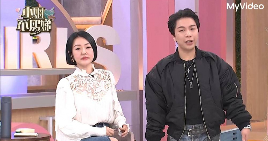 派翠克（右）曝金鐘搭檔小S神默契。（圖／台灣大哥大MyVideo提供）