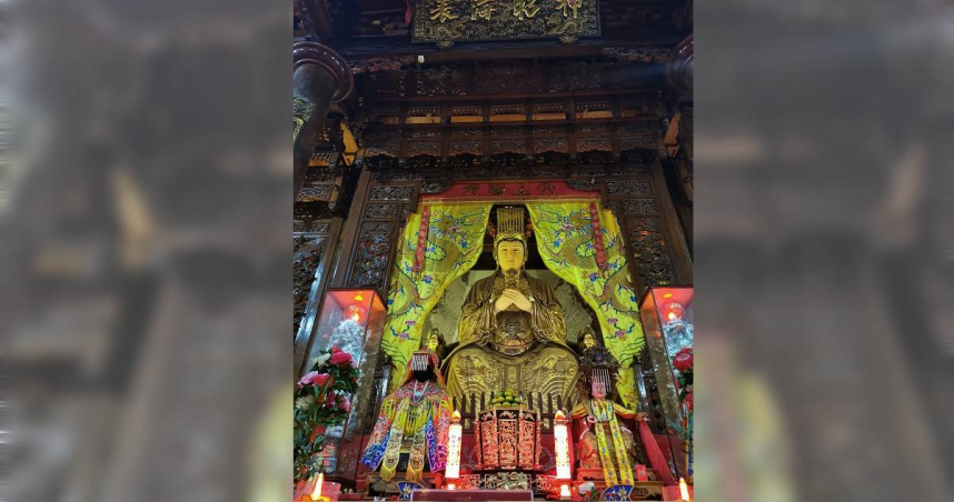 「天上聖母」媽祖。（圖／楊登嵙提供）