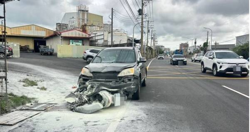 毒駕闖紅燈撞死人拖行350公尺！　休旅車火花四濺駕駛竟毫無反應