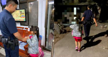 雲林9歲妹暗夜獨坐校外!頂刺骨海風「嬌小身軀狂抖」 警一問身世秒鼻酸