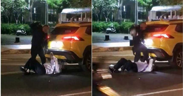台南踩運匠脖子騎士找到了! 警方傳喚到案