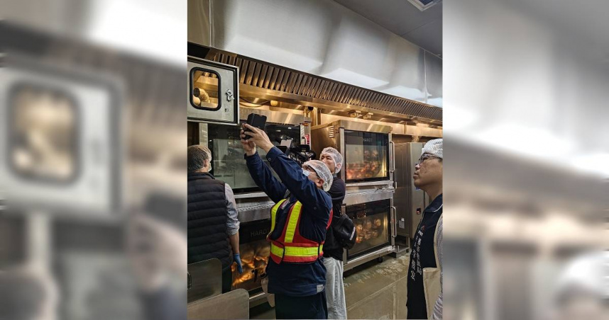 台中大墩食衣生活廣場，被發現有「餐廳廚房防火區劃、消防設備」缺失，最終將遭罰30萬元。（圖／翻攝畫面）