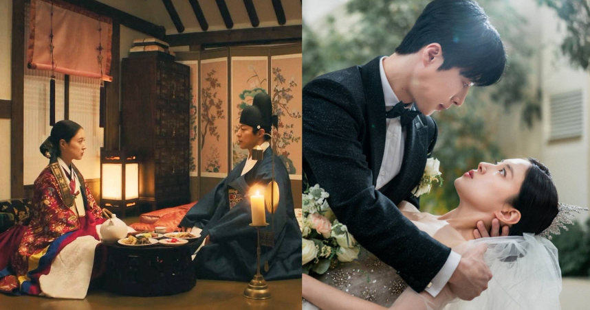 裴仁爀、李世榮在劇中經歷了四次婚禮。（圖／龍華偶像提供）