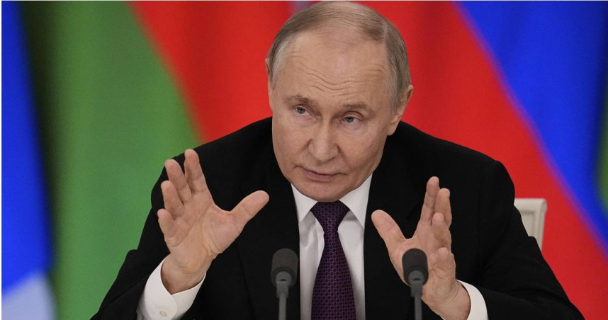 俄羅斯總統普丁。（圖／達志／美聯社）